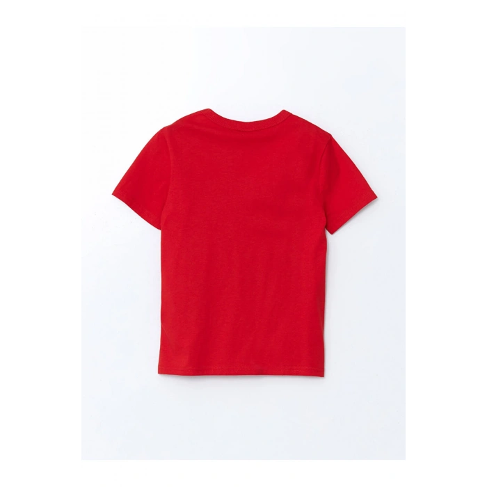 LCW Kids Bisiklet Yaka Atatürk Baskılı Erkek Çocuk Tişört