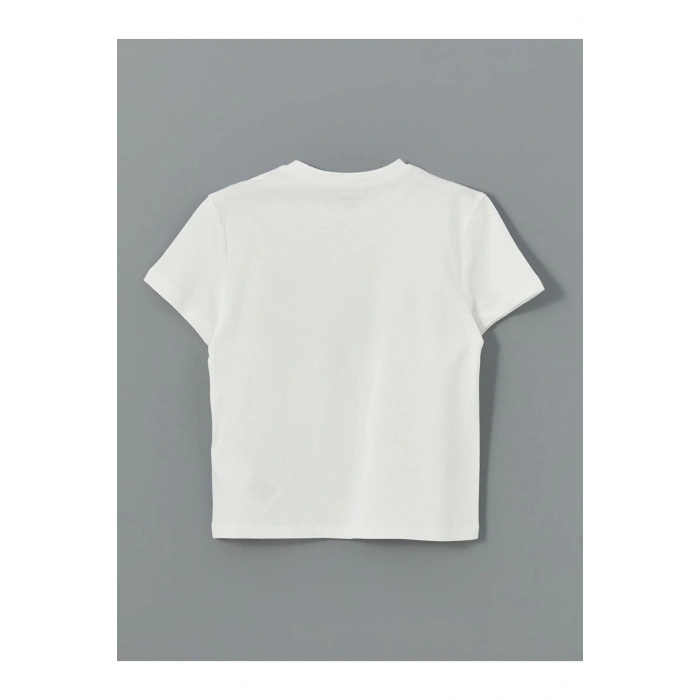 LCW Kids Bisiklet Yaka Dinazor Baskılı Erkek Çocuk Tişört