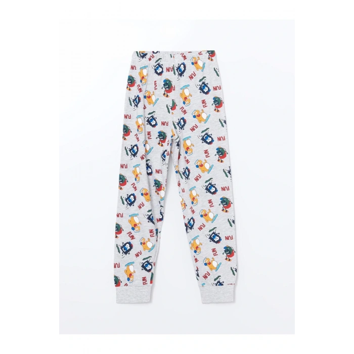 LCW Kids Bisiklet Yaka Erkek Çocuk Pijama Takımı