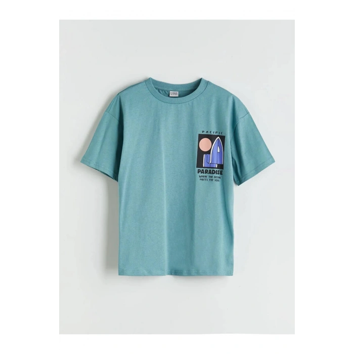 LCW Kids Bisiklet Yaka Erkek Çocuk Tişört