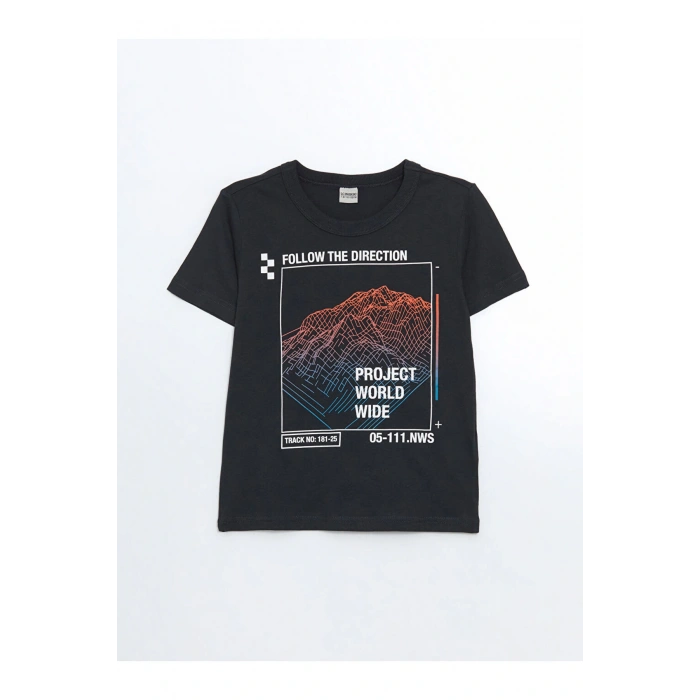 LCW Kids Bisiklet Yaka Erkek Çocuk Tişört