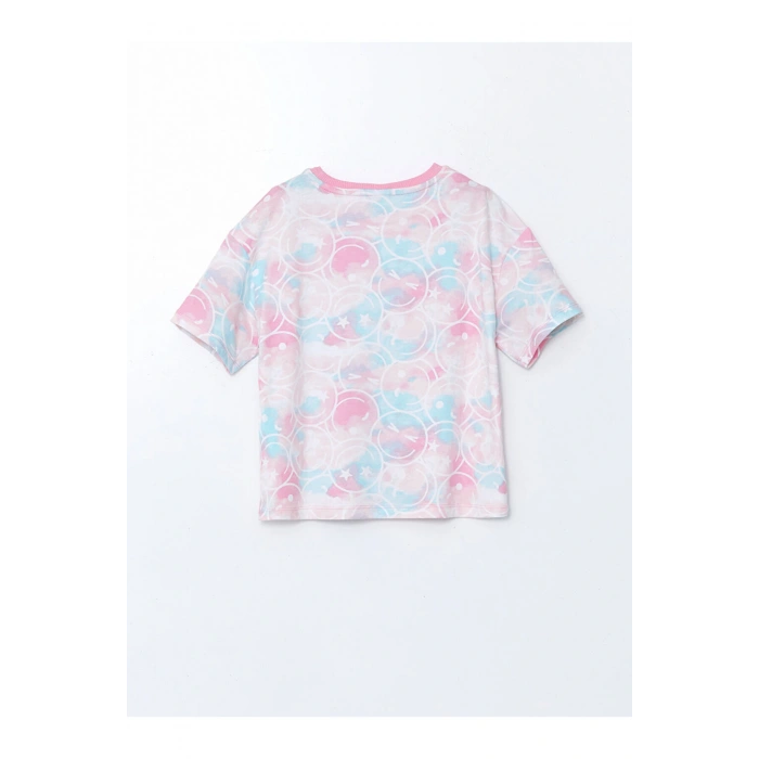 LCW Kids Bisiklet Yaka Kız Çocuk Tişört 2li