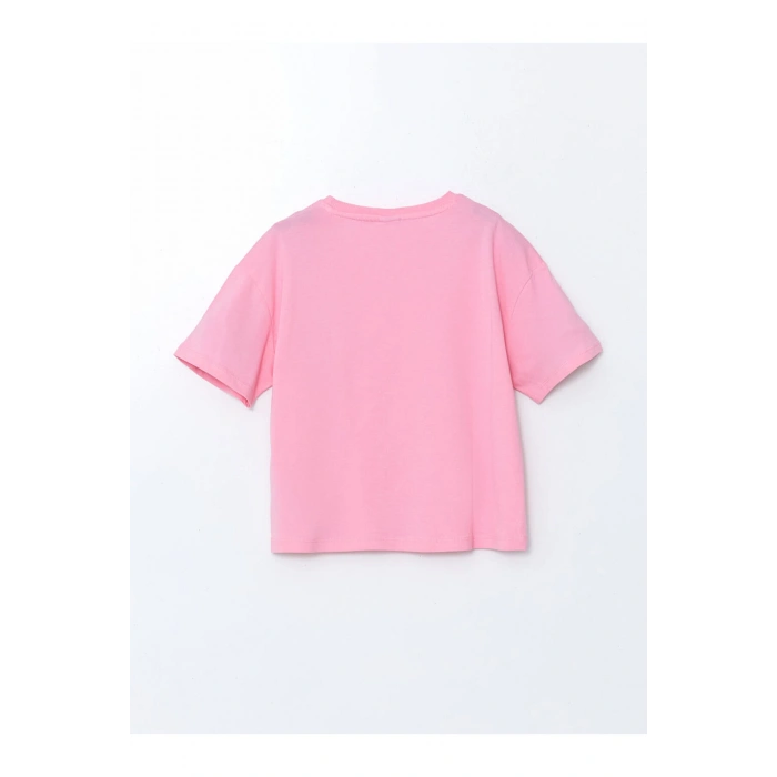 LCW Kids Bisiklet Yaka Kız Çocuk Tişört 2li