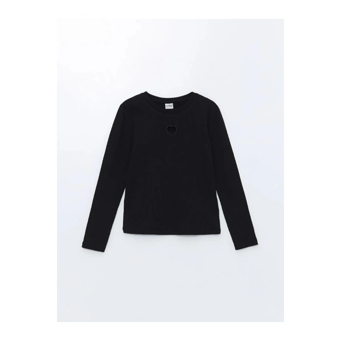 LCW Kids Bisiklet Yaka Kız Çocuk Tişört 2li (W4)