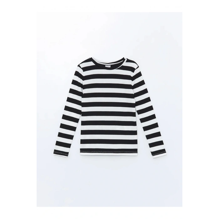 LCW Kids Bisiklet Yaka Kız Çocuk Tişört 2li (W4)