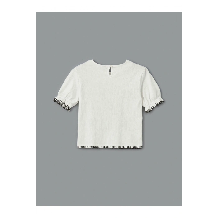 LCW Kids Bisiklet Yaka Kız Çocuk Tişört