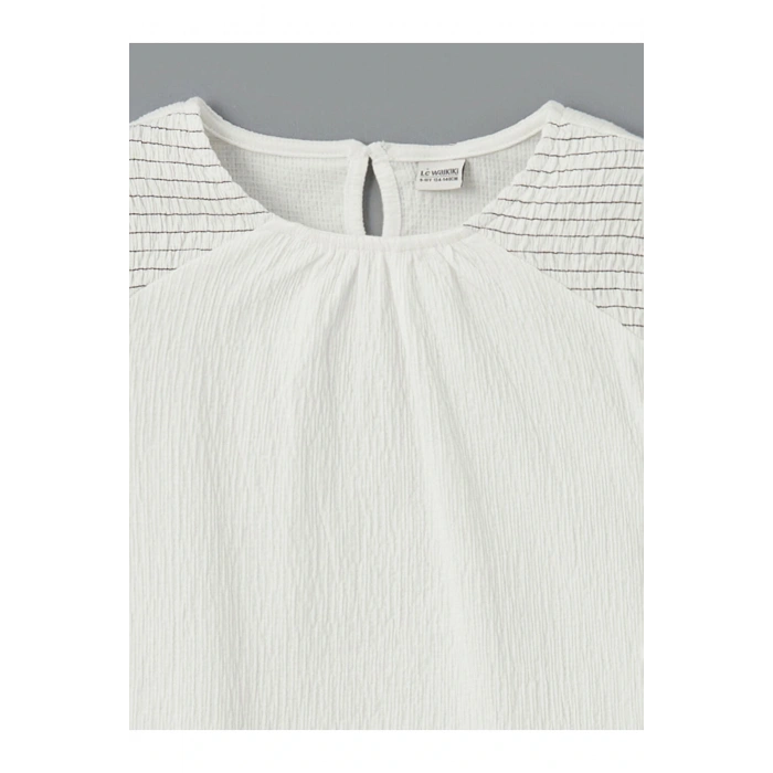 LCW Kids Bisiklet Yaka Kız Çocuk Tişört