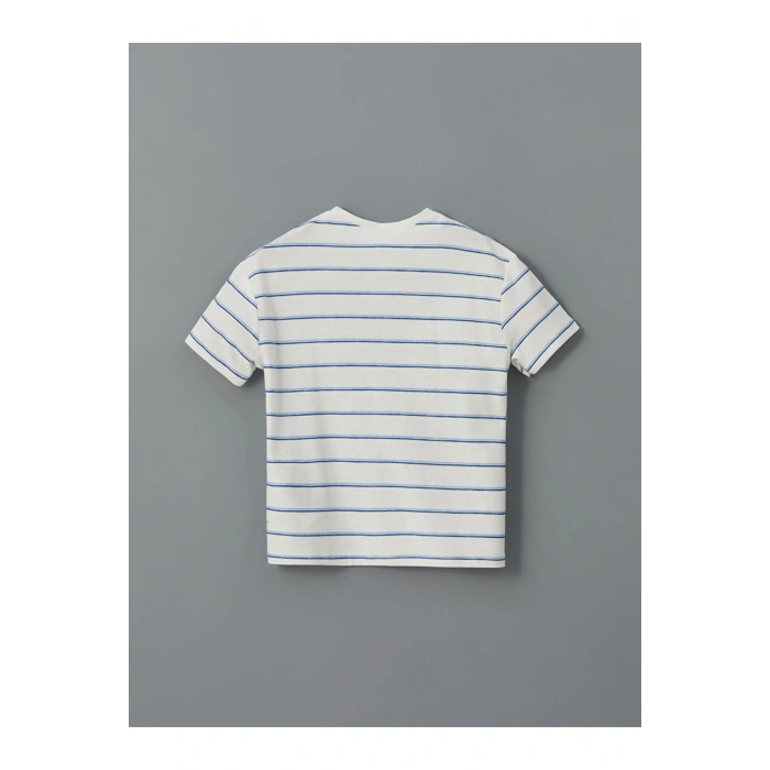 LCW Kids Çizgili Erkek Çocuk Tişört ve Pantolon 2li