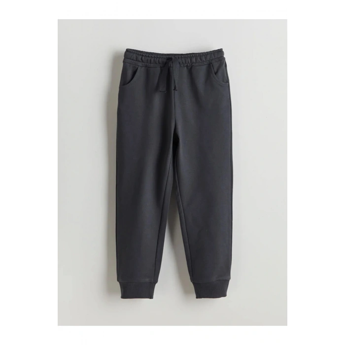 LCW Kids Ekru Bisiklet Yaka Baskılı Erkek Çocuk Takım 2li