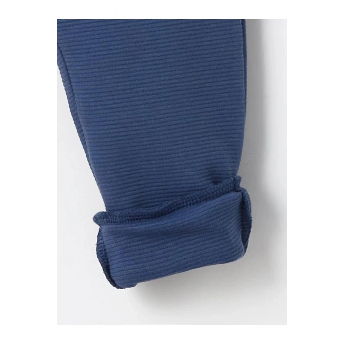 LCW Kids Ekru Bisiklet Yaka Kısa Kollu Erkek Bebek Tişört ve Eşofman Alt Takım