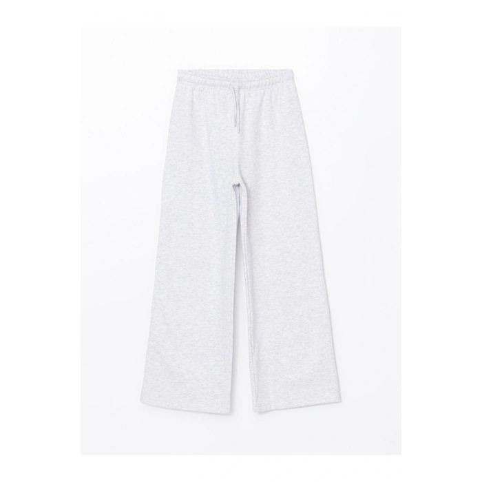 Lcw Kids Gri Beli Lastikli Kalın Kız Çocuk Eşofman Alt