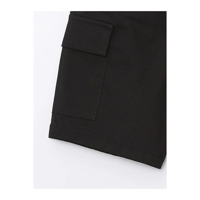 LCW Kids Gri Bisiklet Yaka Erkek Çocuk Tişört ve Bermuda