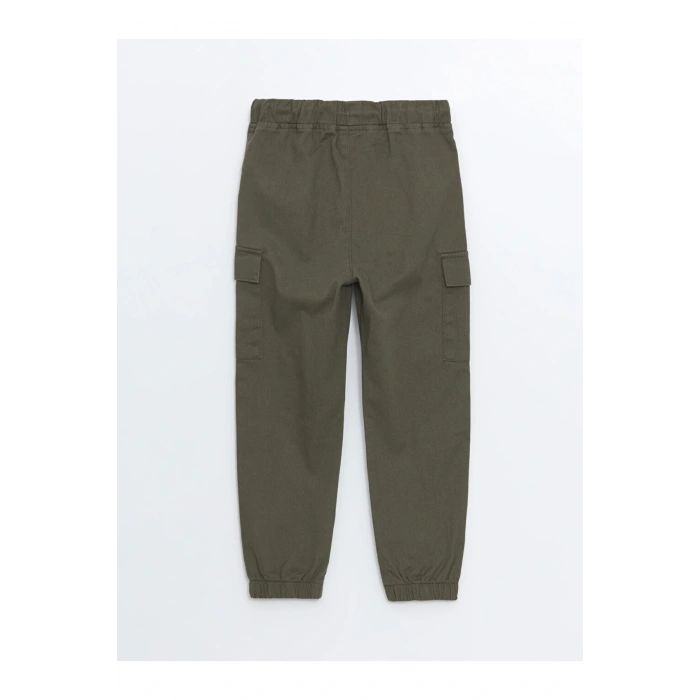 Lcw Kids Haki Beli Lastikli Erkek Çocuk Kargo Jogger Pantolon