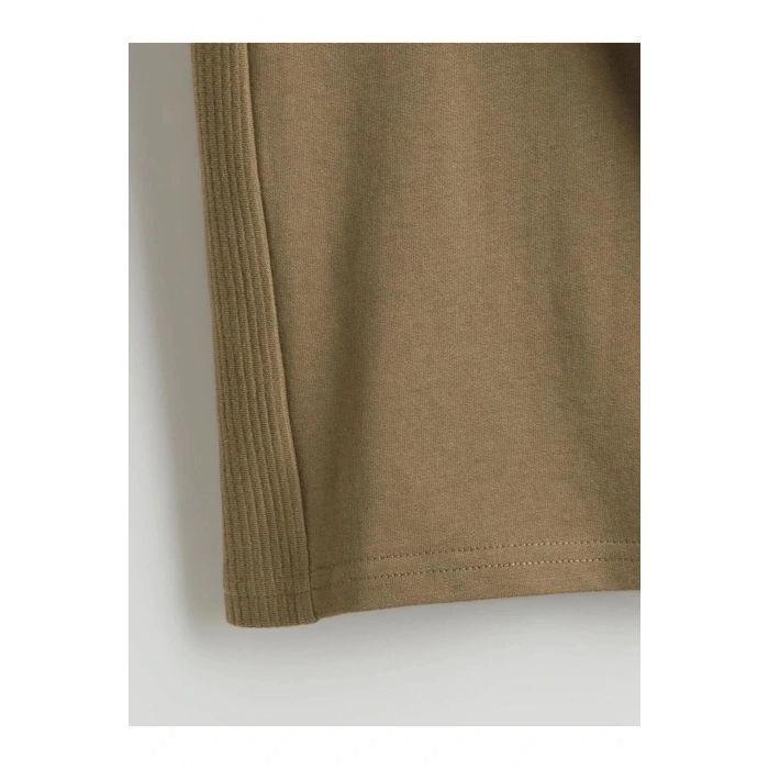 LCW Kids Haki Beli Lastikli Erkek Çocuk Şort