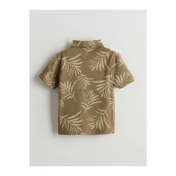 LCW Kids Haki Polo Yaka Erkek Çocuk Tişört ve Şort