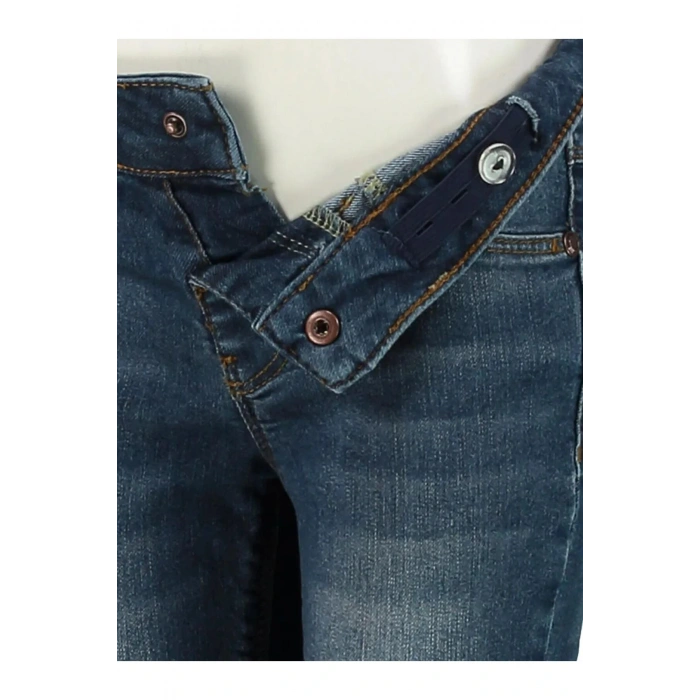 LCW Kids İndigo Dar Kız Çocuk Jean Pantolon