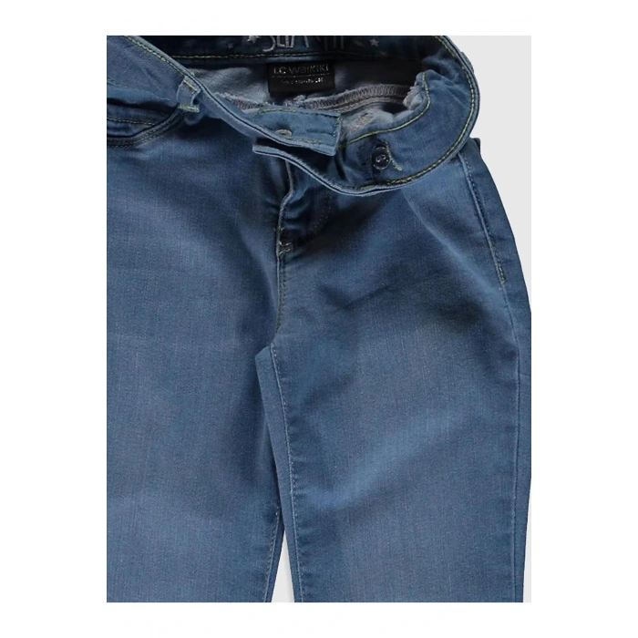 LCW Kids İndigo Kız Çocuk Jean Pantolon