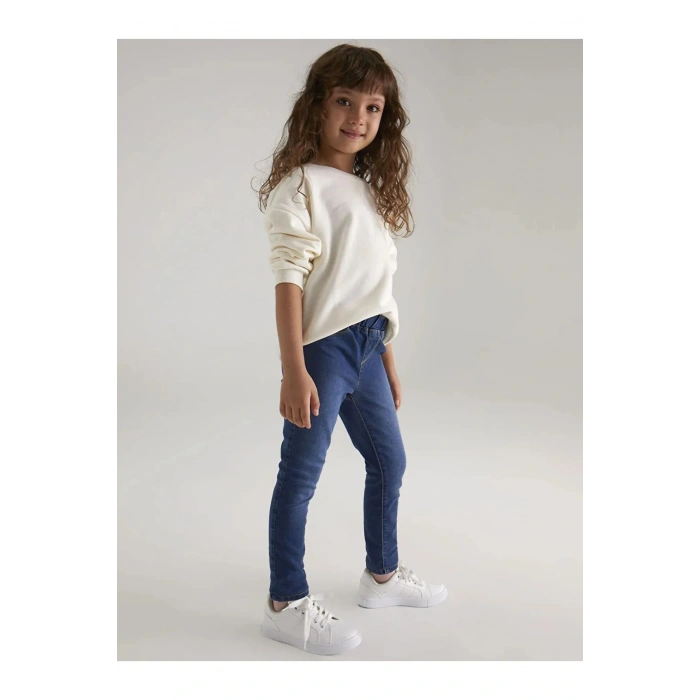 LCW Kids Indigo Kız Çocuk Super Skinny Jean Pantolon