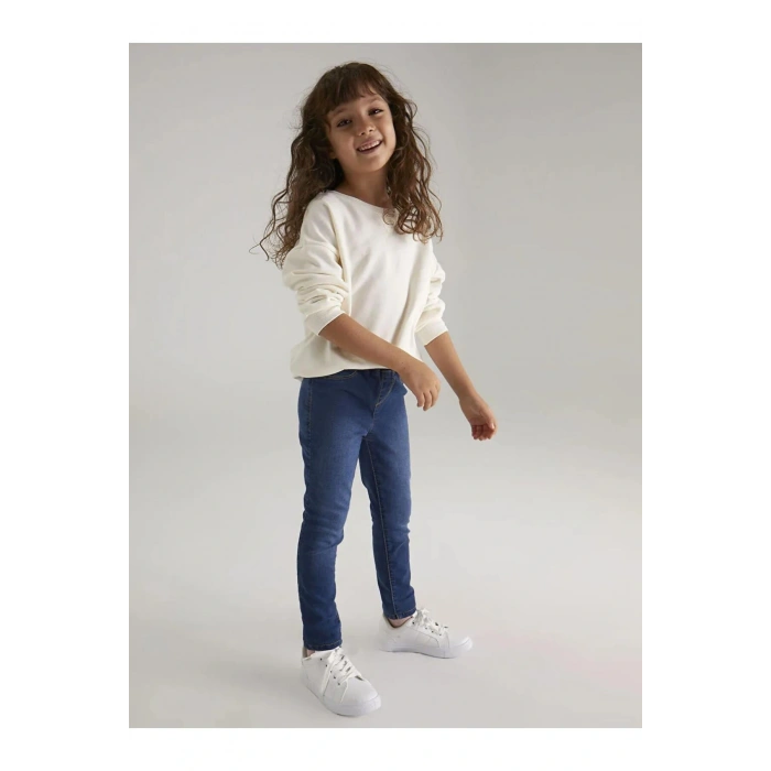 LCW Kids Indigo Kız Çocuk Super Skinny Jean Pantolon