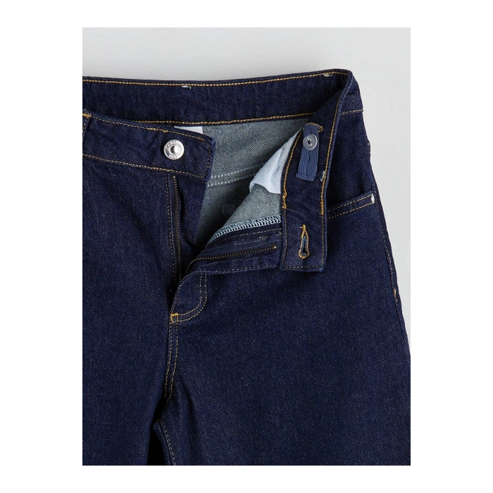 LCW Kids Indigo Wideleg Kız Çocuk Jean Pantolon