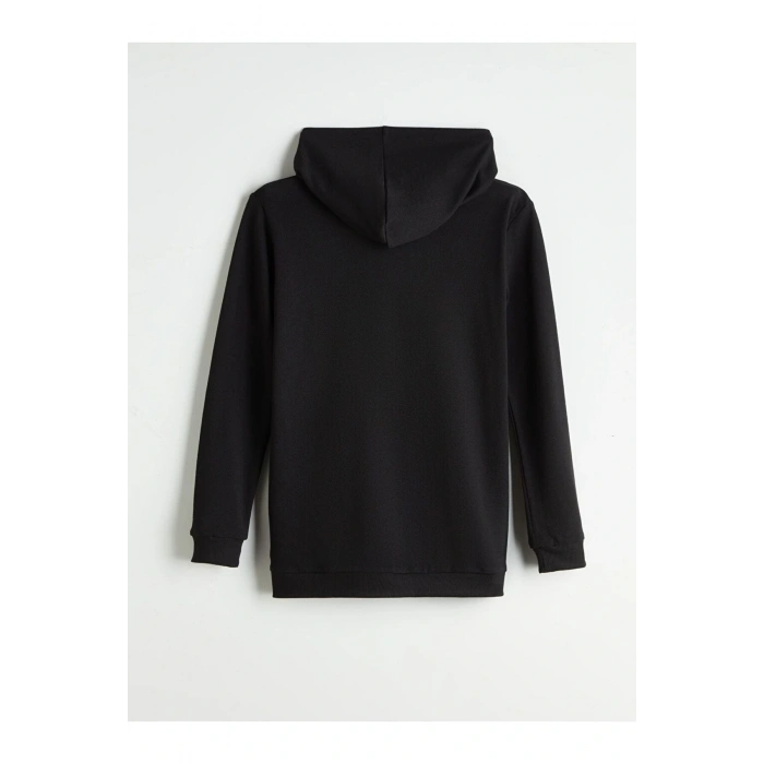 LCW Kids Kapüşonlu Erkek Çocuk Fermuarlı Sweatshirt