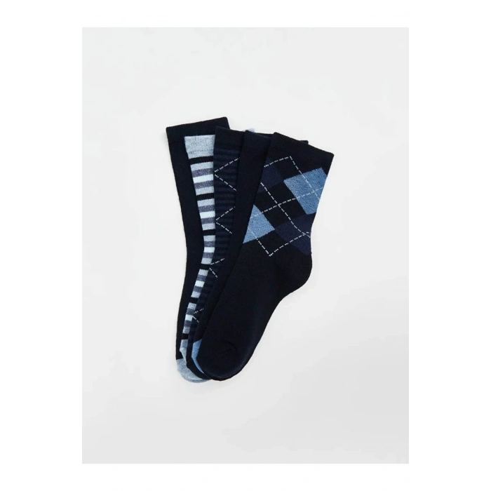 LCW Kids Karişik Desenli Erkek Çocuk Soket Çorap 5li