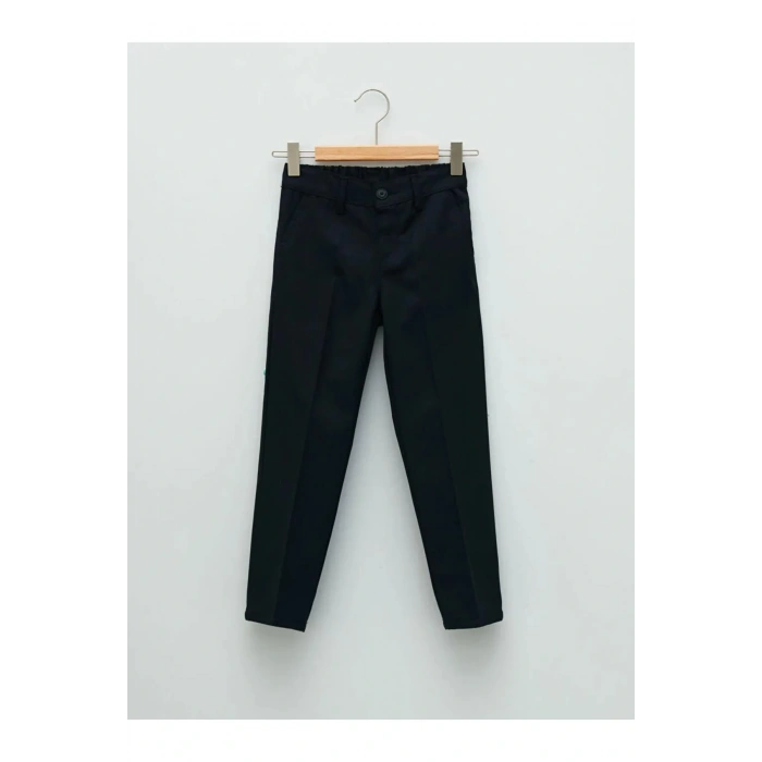 LCW Kids Lacivert Basic Gabardin Erkek Çocuk Chino Pantolon