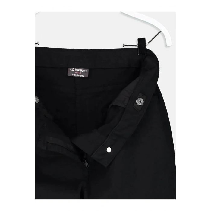 LCW Kids Lacivert Dar Gabardin Kız Çocuk Pantolon