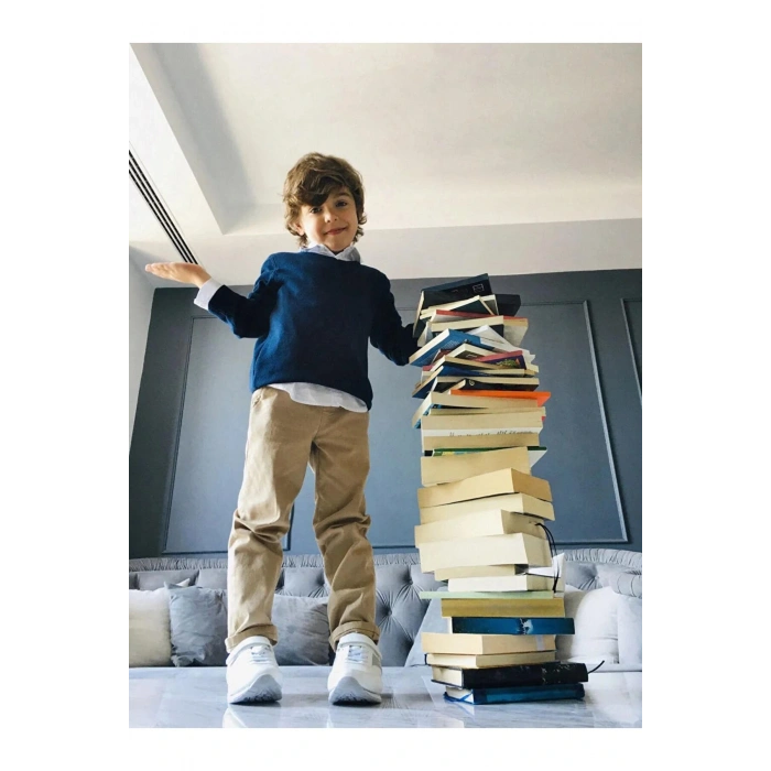 LCW Kids Lacivert Erkek Çocuk İnce Triko Kazak