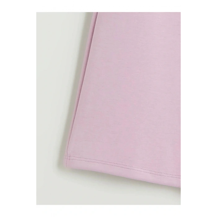 LCW Kids Lila Beli Lastikli Kız Çocuk Eşofman Altı