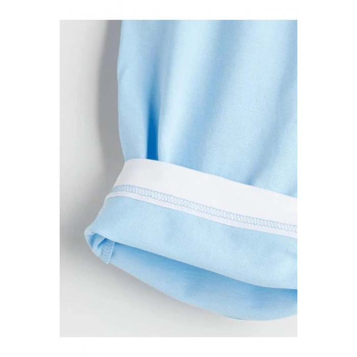 LCW Kids Mavi Beli Lastikli Erkek Çocuk Şort