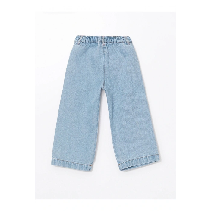 Lcw Kids Mavi Beli Lastikli Kız Çocuk Jean Pantolon