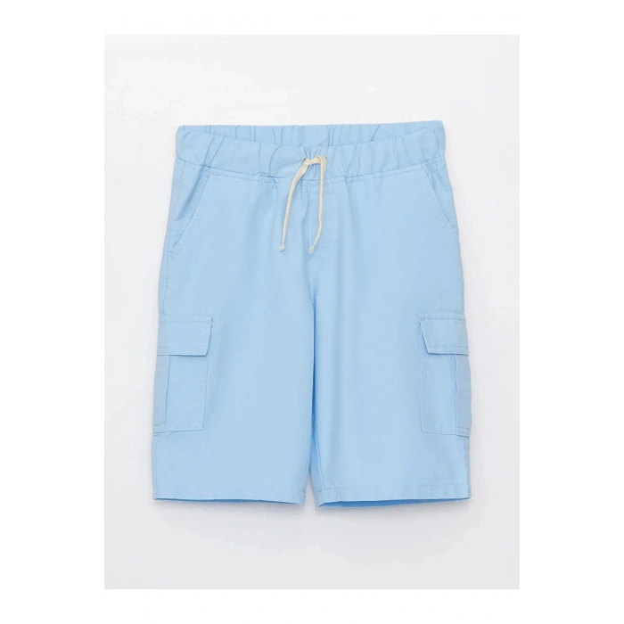 LCW Kids Mavi Rahat Kalıp Beli Lastikli Erkek Çocuk Roller