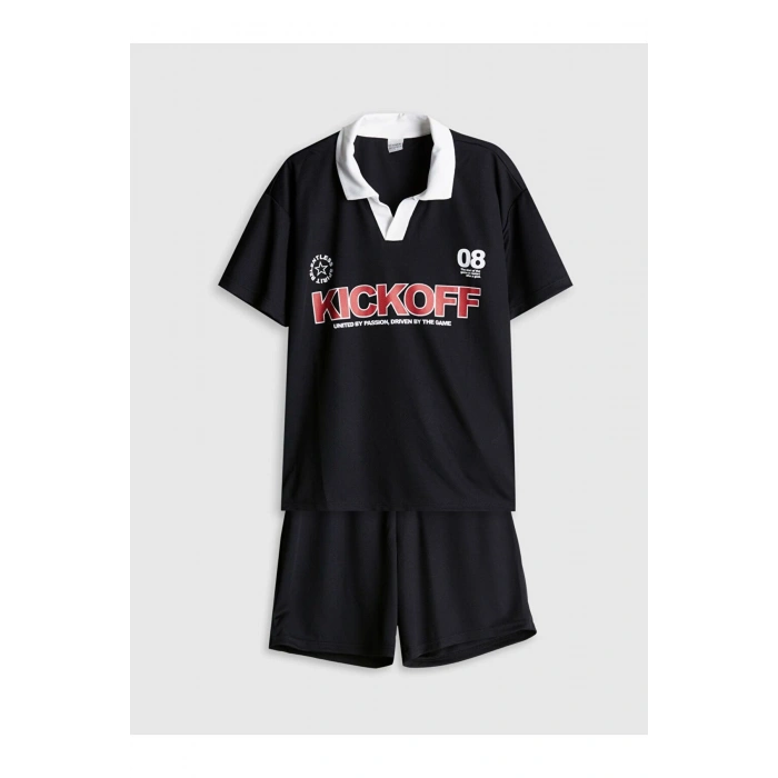 LCW Kids Polo Yaka Erkek Çocuk Tişört ve Şort