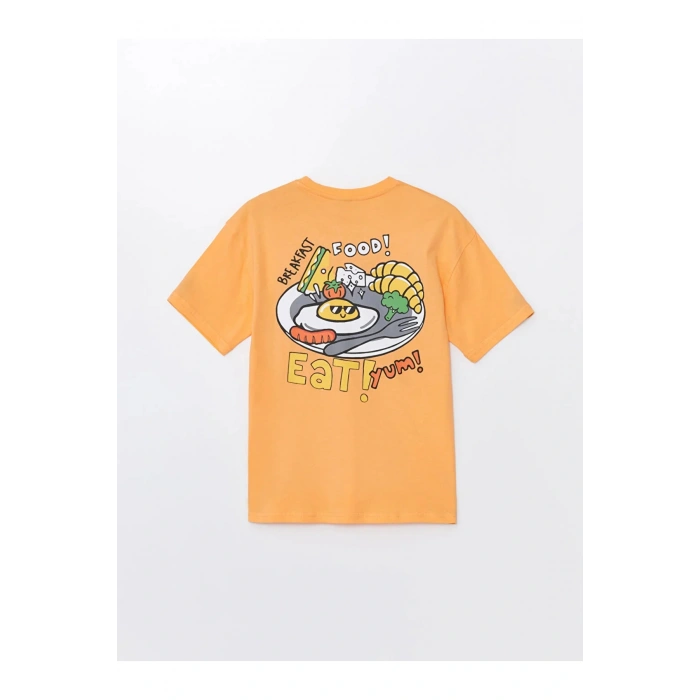 LCW Kids Rahat Kalıp Bisiklet Yaka Erkek Çocuk Tişört