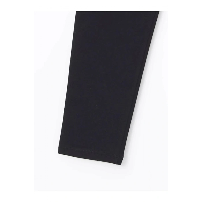 LCW Kids Siyah Beli Lastikli Kız Çocuk Tayt 2li