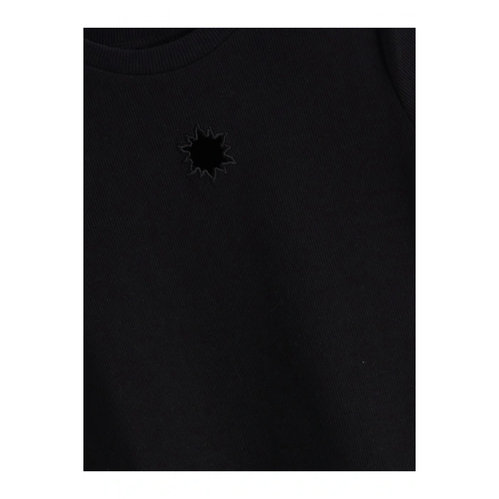 LCW Kids Siyah Bisiklet Yaka Kız Çocuk Crop Tişört 2li