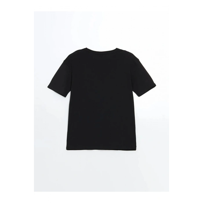 LCW Kids Siyah Çizgili Erkek Çocuk Tişört 2li Takım