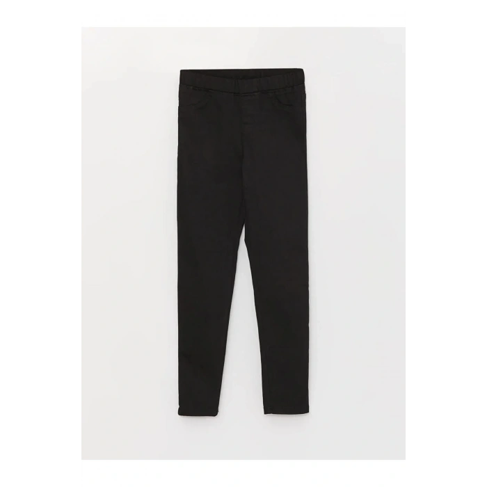 LCW Kids Siyah Skinny Fit Kız Çocuk Jean Pantolon