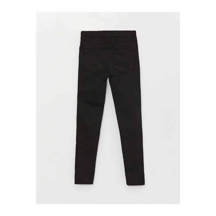 LCW Kids Siyah Skinny Fit Kız Çocuk Jean Pantolon