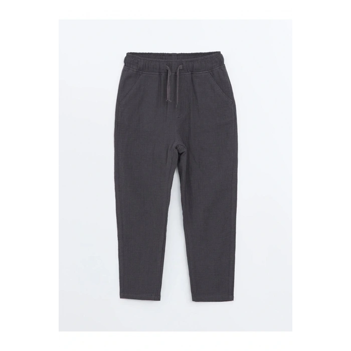 LCW Kids  Standart Kalıp Bağcıklı Erkek Çocuk Pantolon