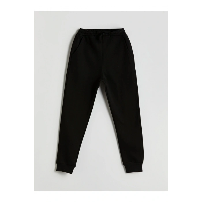 LCW Kids Yeşil Bisiklet Yaka Kaplan Baskılı Erkek Çocuk Eşofman Takımı