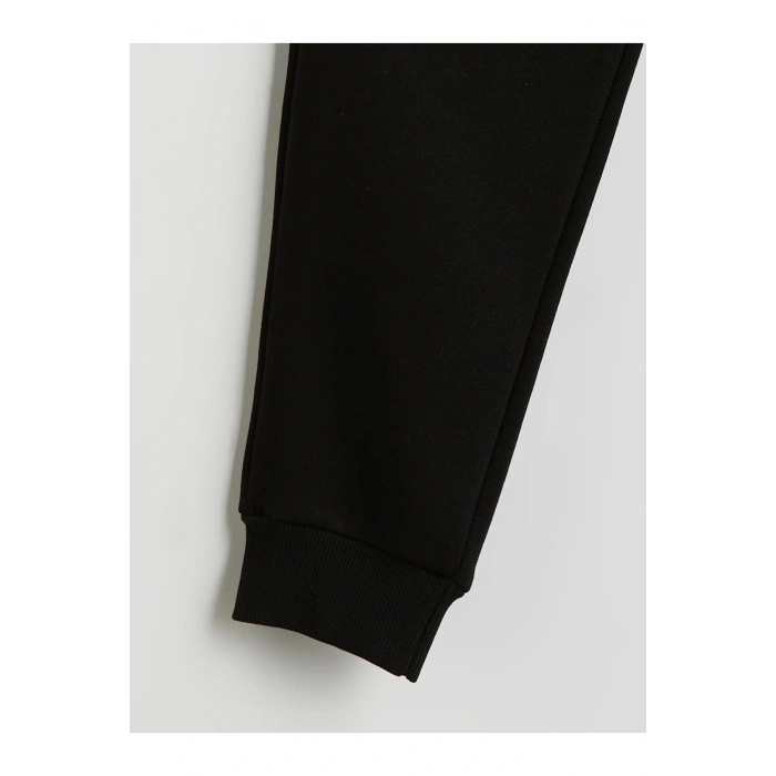 LCW Kids Yeşil Bisiklet Yaka Kaplan Baskılı Erkek Çocuk Eşofman Takımı