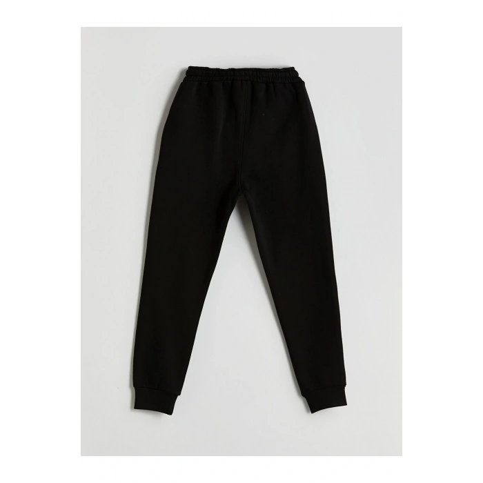 LCW Kids Yeşil Bisiklet Yaka Kaplan Baskılı Erkek Çocuk Eşofman Takımı