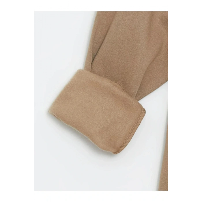 LCW KidsBej Bisiklet Yaka Erkek Çocuk Sweatshirt