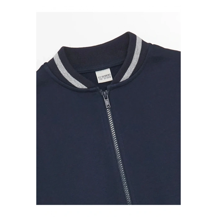 LCW KidsLacivert Basic Uzun Kollu Erkek Çocuk Hırka