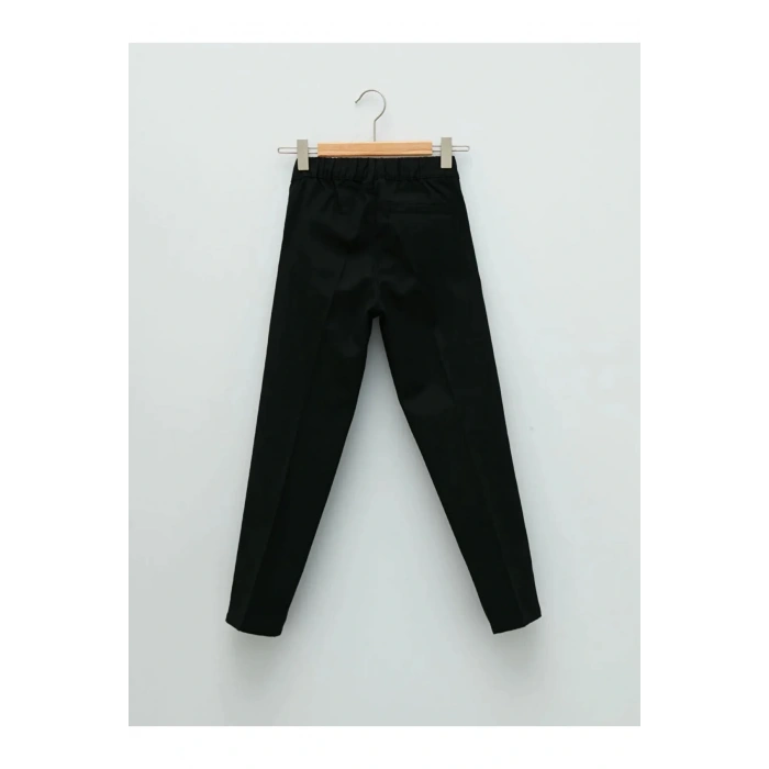 LCW KidsSiyah Basic Gabardin Erkek Çocuk Chino Pantolon