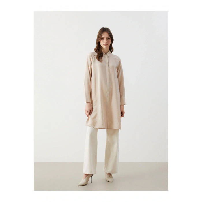 LCW Modest Dokulu Kadın Gömlek Tunik (S5)