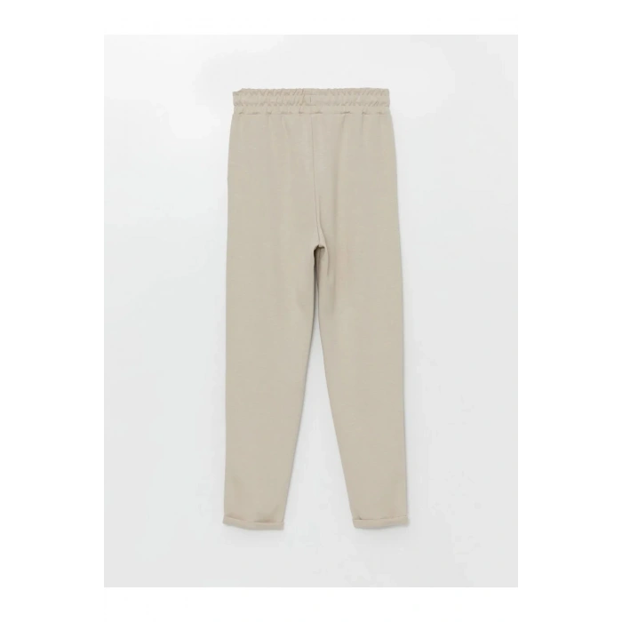 LCW Modest Koyu Gri Kadın Beli Lastikli Düz Eşofman Altı