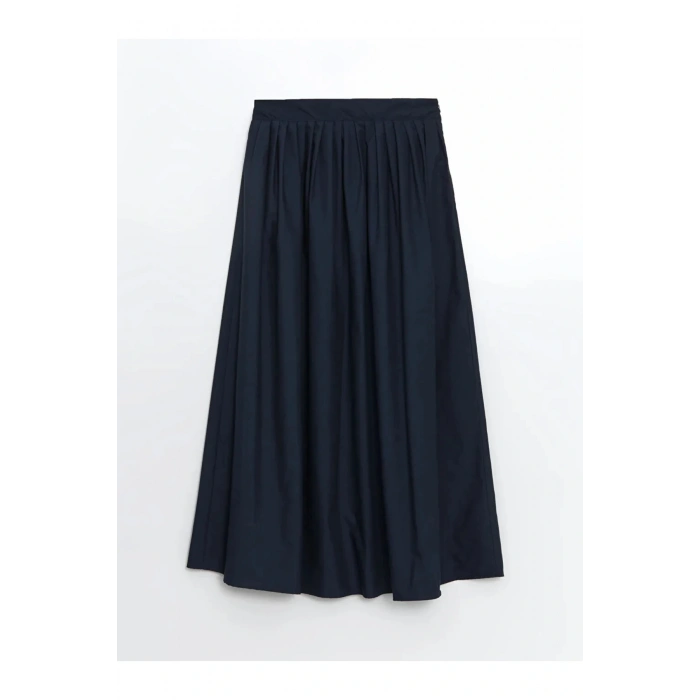 LCW Modest Lacivert Loose Fit Kadın Kloş Etek